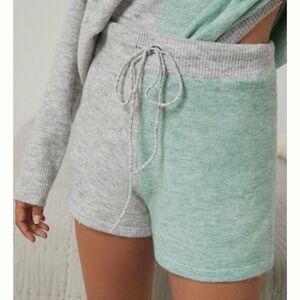 Anthropologie Saturday Sunday Lea‎ Colorblocked Knit Lounge shorts Size 1X